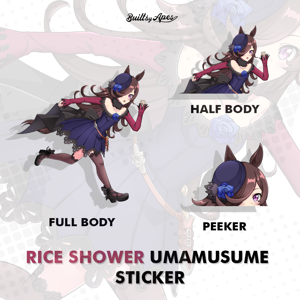 Stiker - Rice Shower Run