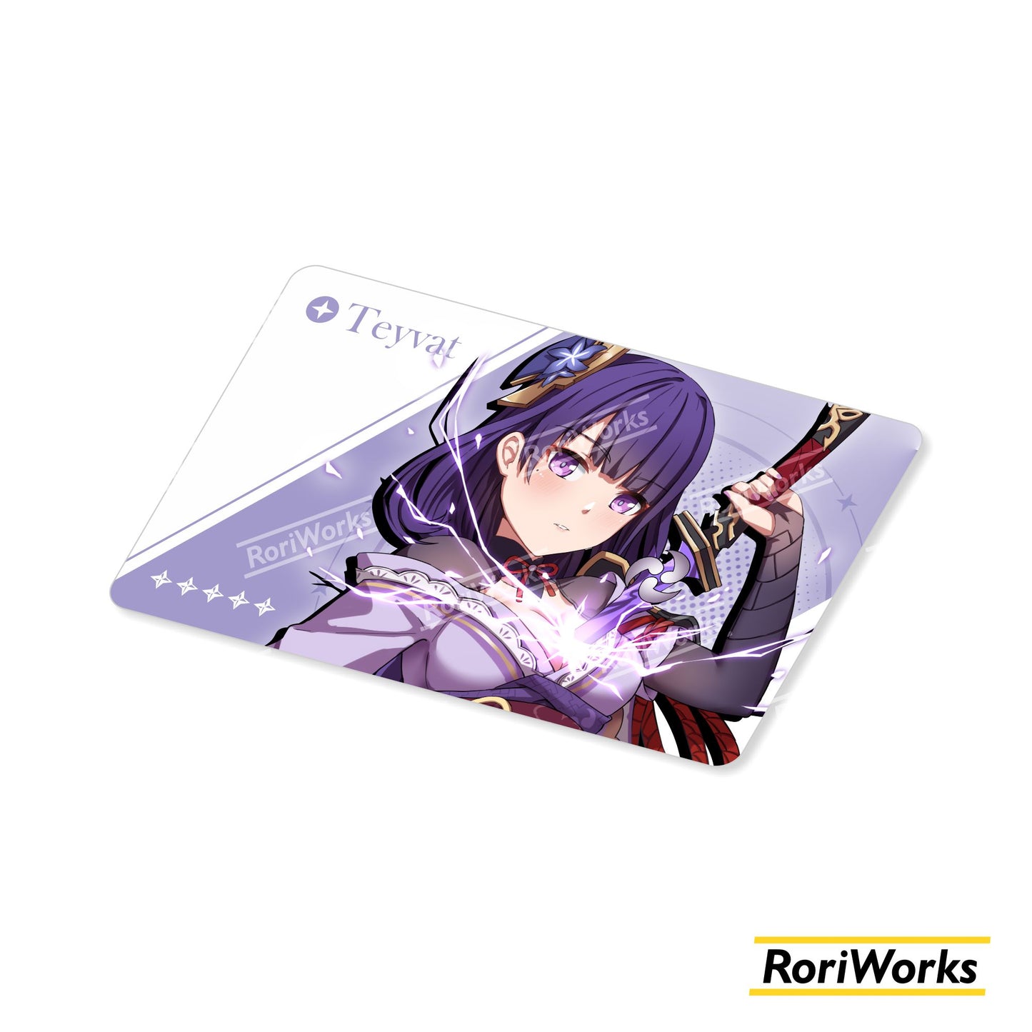 Stiker Kartu - Raiden Shogun
