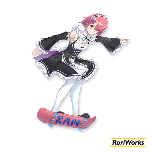 Stiker - Ram (Maid on Skate)