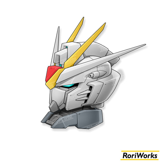 Stiker Rising Freedom Gundam Head