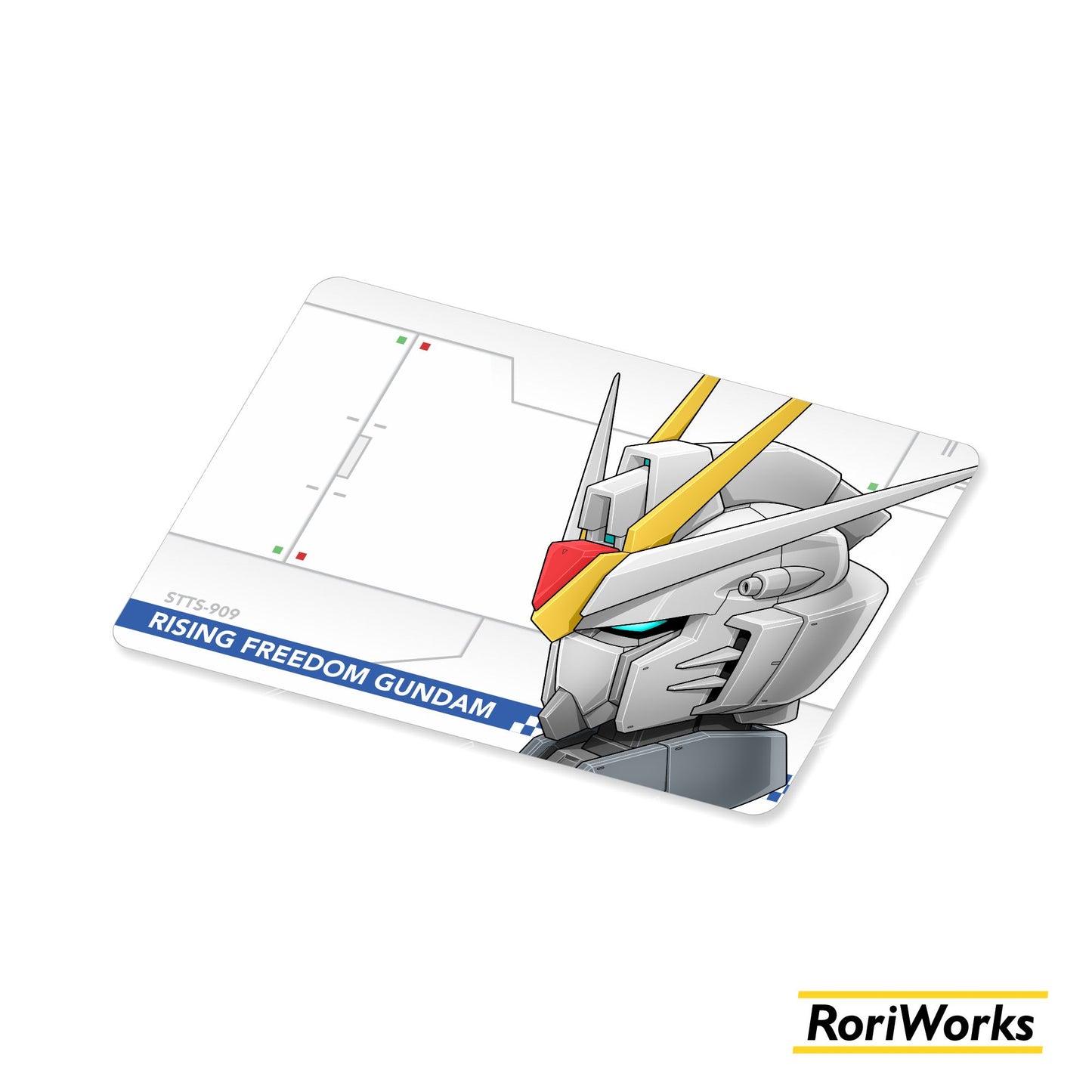 Stiker Kartu - Rising Freedom Gundam Head