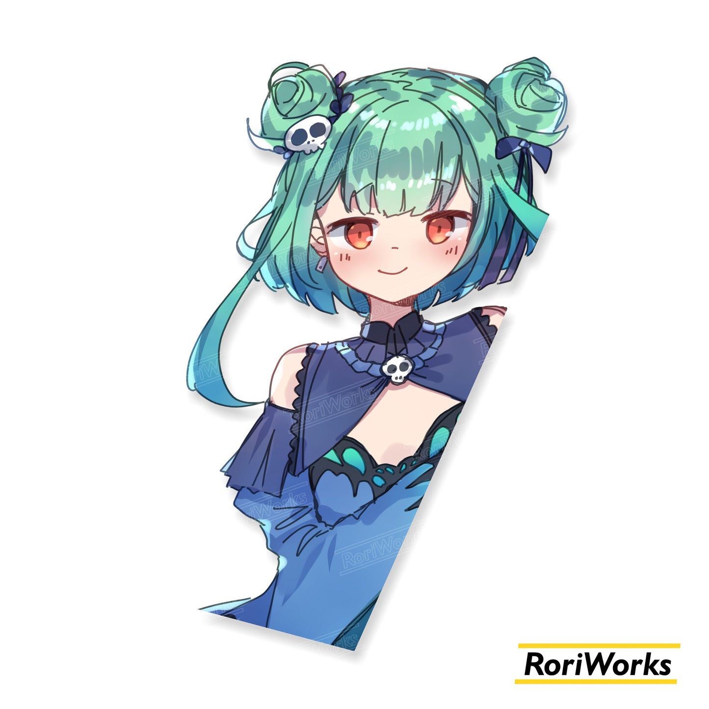 Stiker Intip - Rushia Uruha
