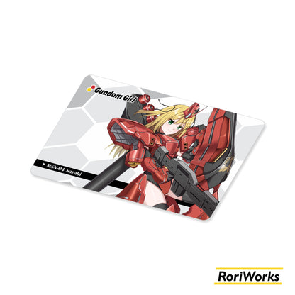 Stiker Kartu - Sazabi (Mecha Musume)