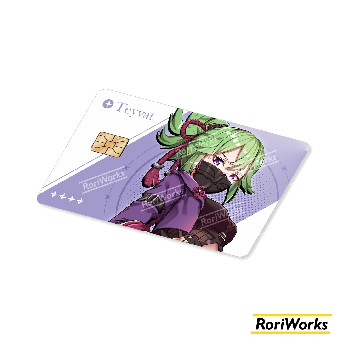 Stiker Kartu - Shinobu Kuki