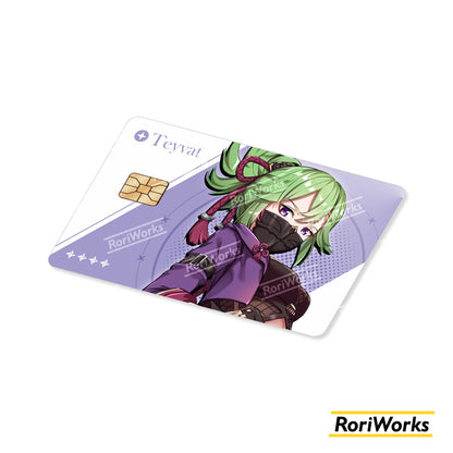 Stiker Kartu - Shinobu Kuki