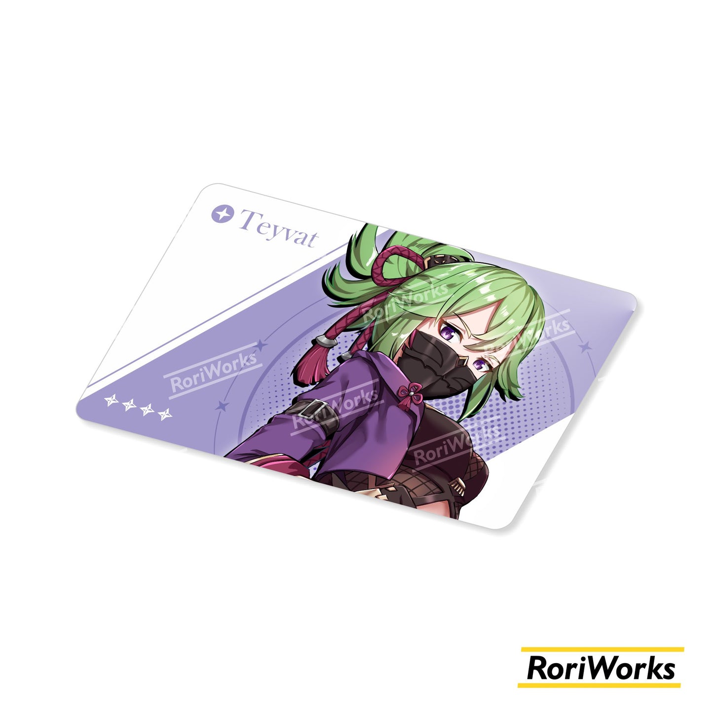 Stiker Kartu - Shinobu Kuki
