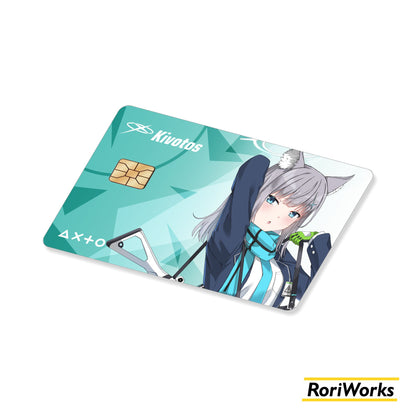 Stiker Kartu - Shiroko Sunaookami