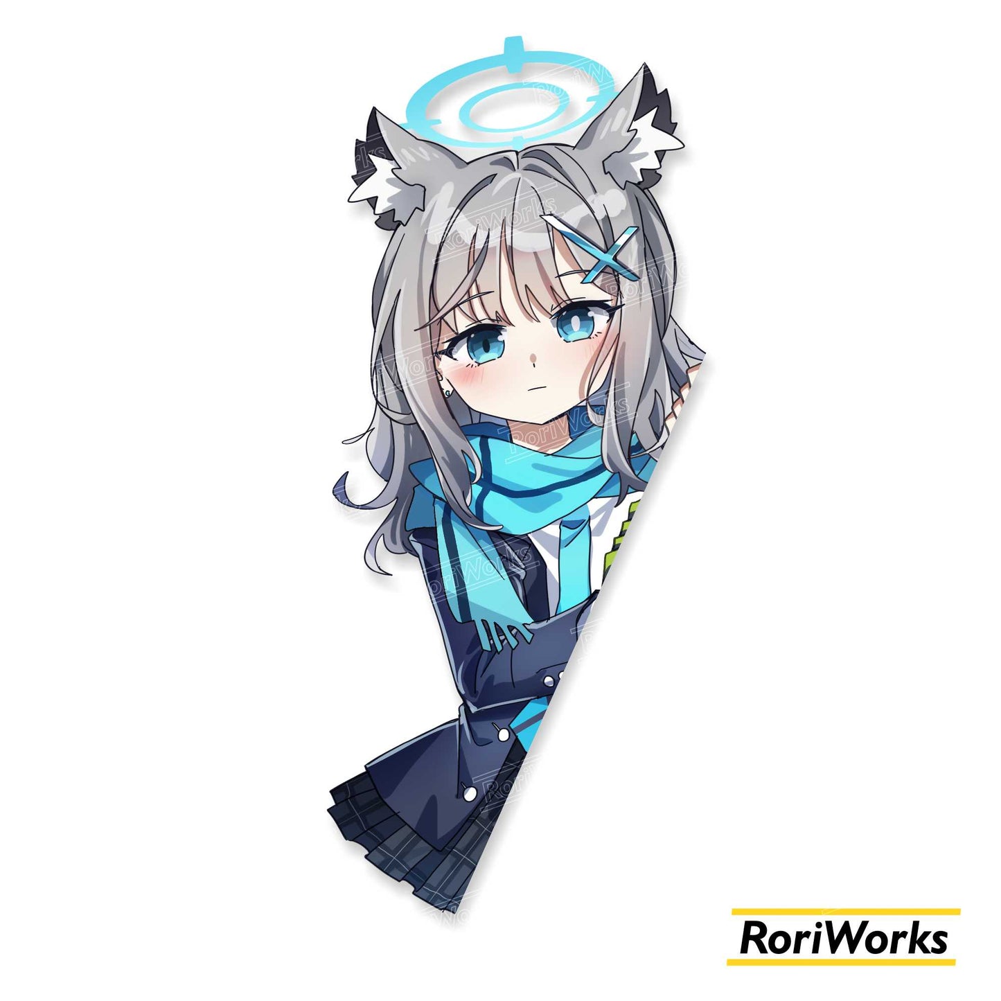 Stiker Intip Shiroko Sunaookami | Blue Archive