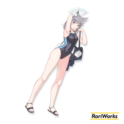 Stiker - Shiroko Sunaookami (Swimsuit)