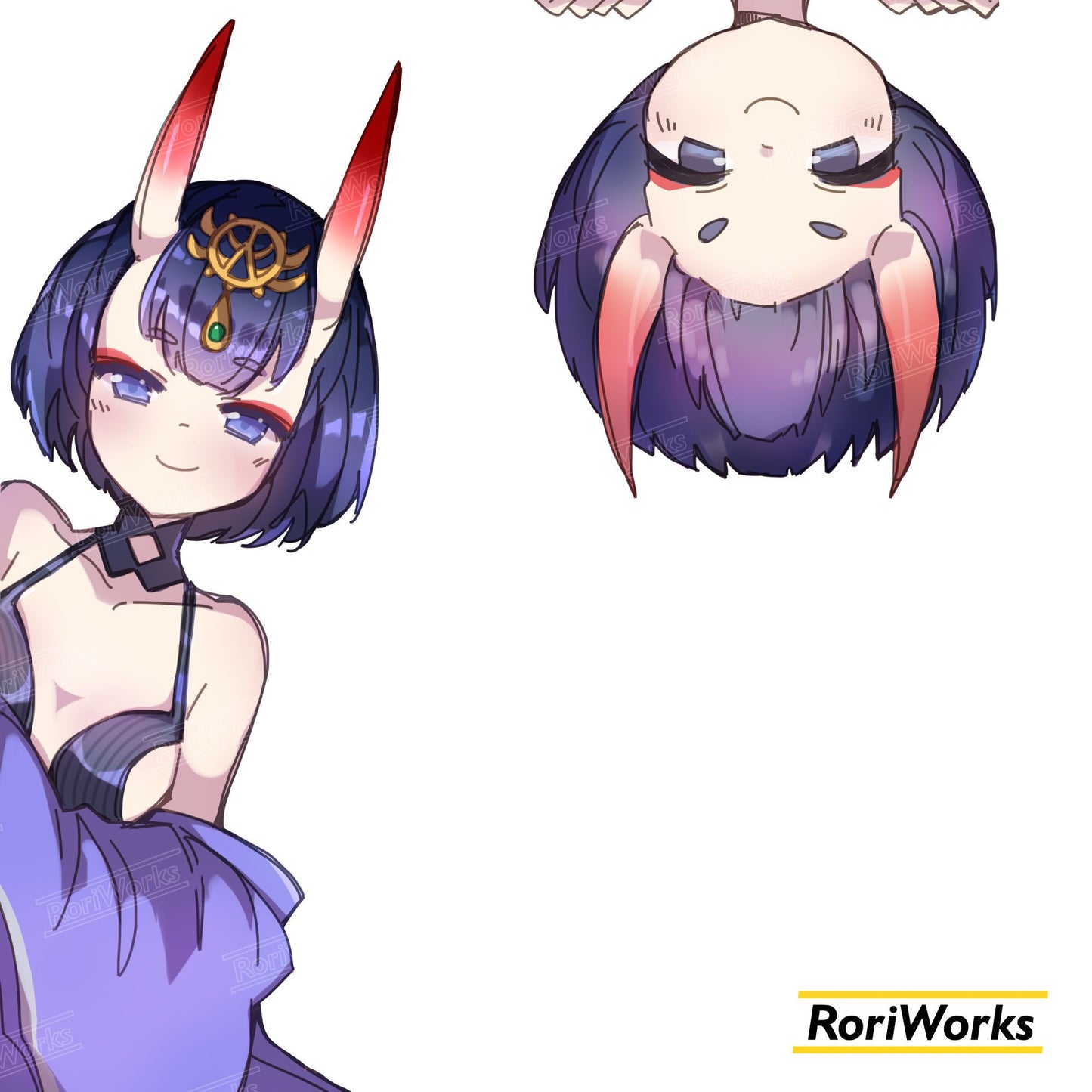 Stiker Intip - Shuten Douji