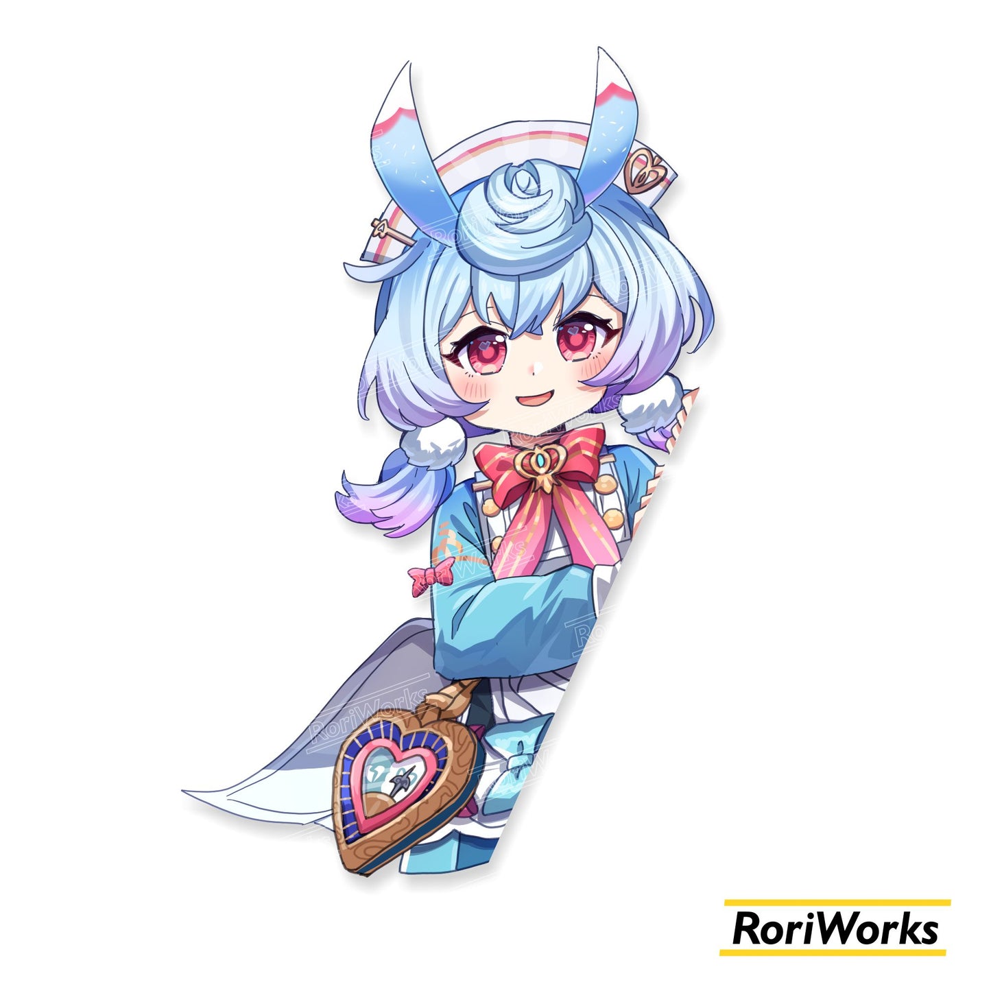 Stiker Intip Sigewinne | Genshin Impact