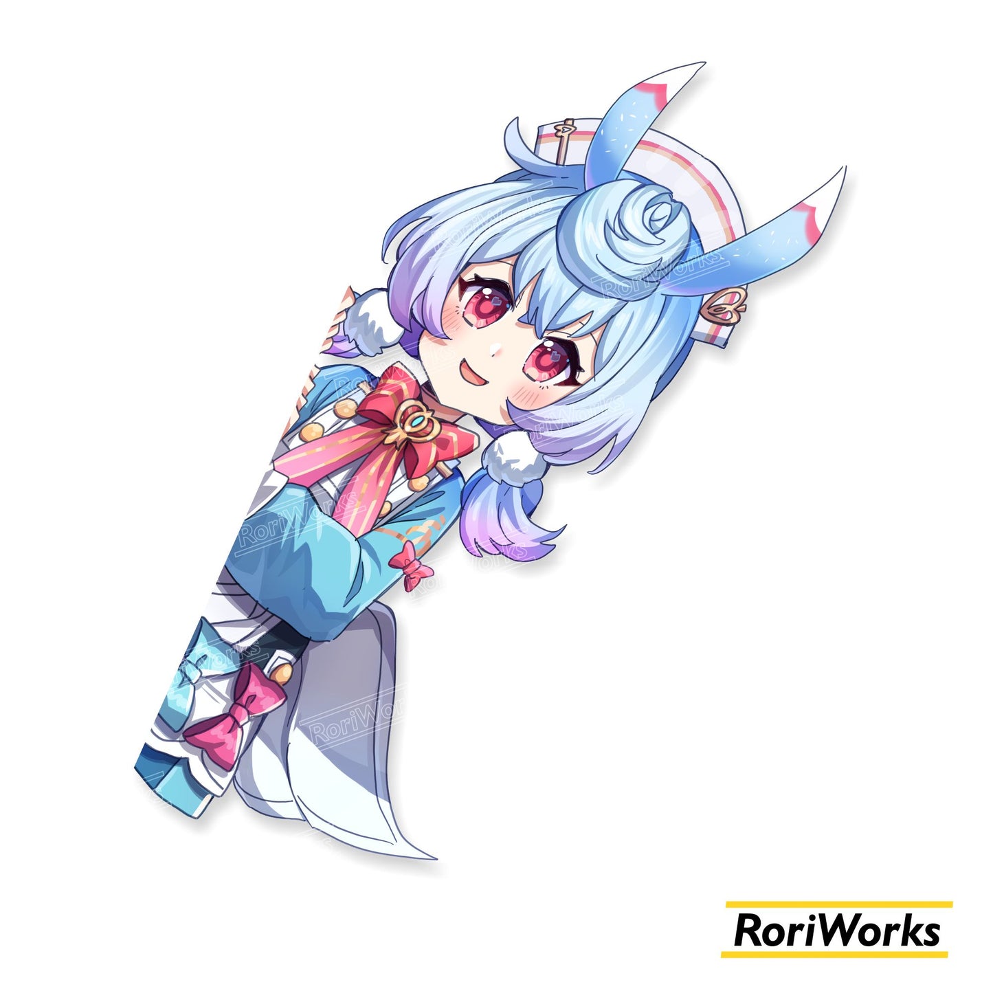 Stiker Intip Sigewinne | Genshin Impact