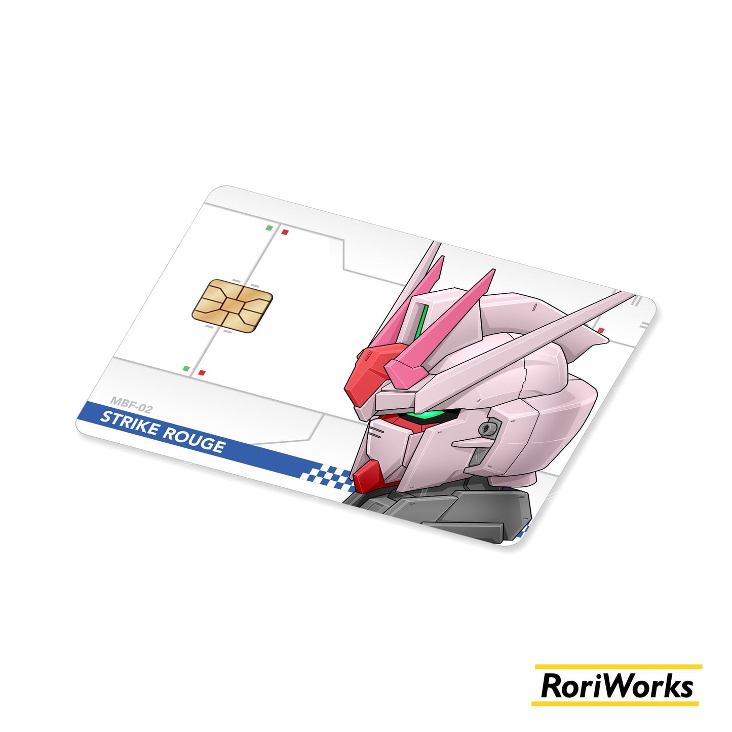 Stiker Kartu - Strike Rouge Head