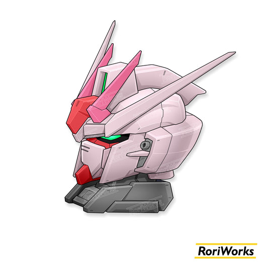 Stiker Strike Rouge Head