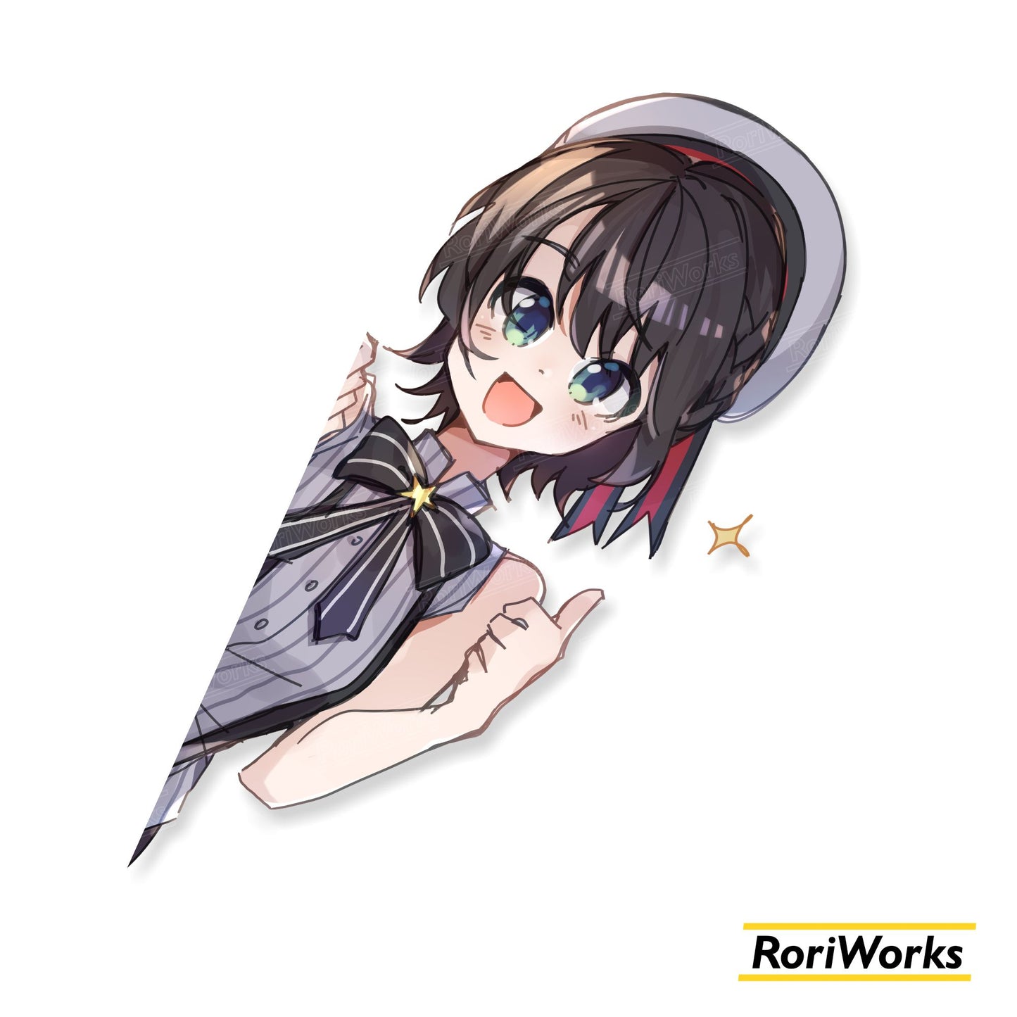 Stiker Intip - Subaru Oozora