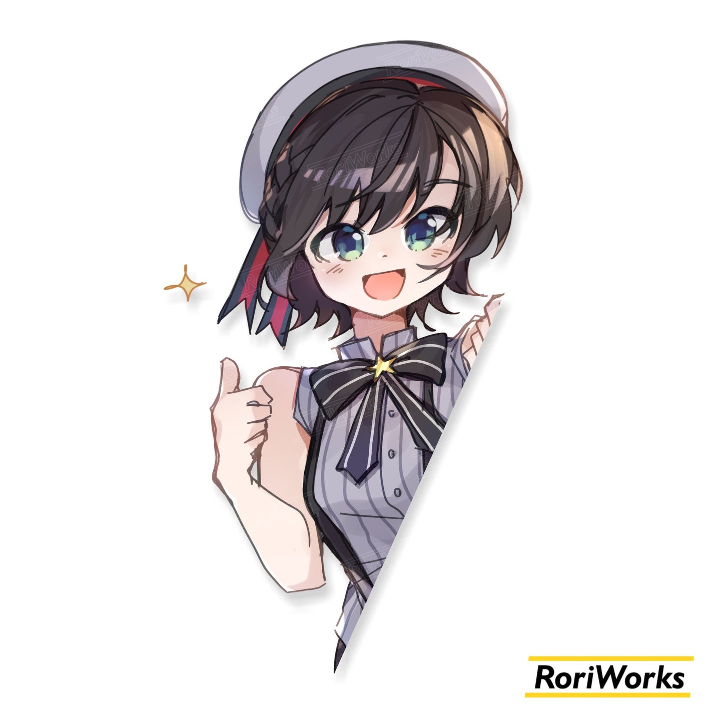 Stiker Intip - Subaru Oozora