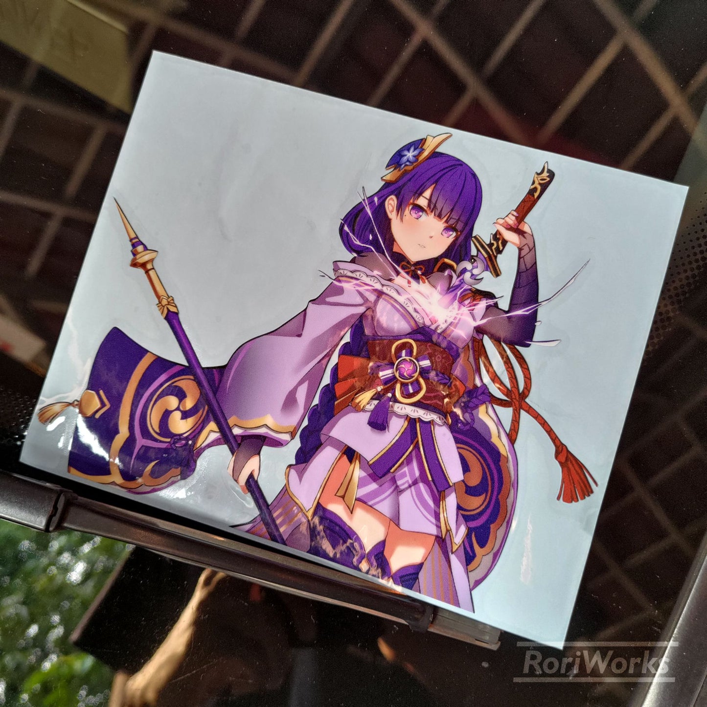 Stiker - Raiden Shogun