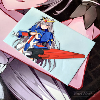 Stiker Zeta Gundam Girl