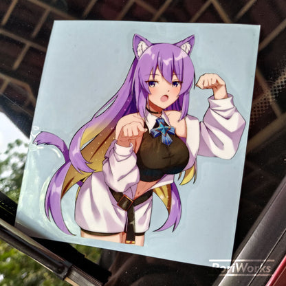 Stiker - Moona Hoshinova (Neko)
