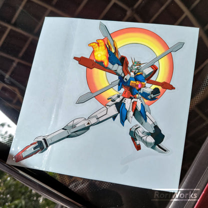Stiker God Gundam