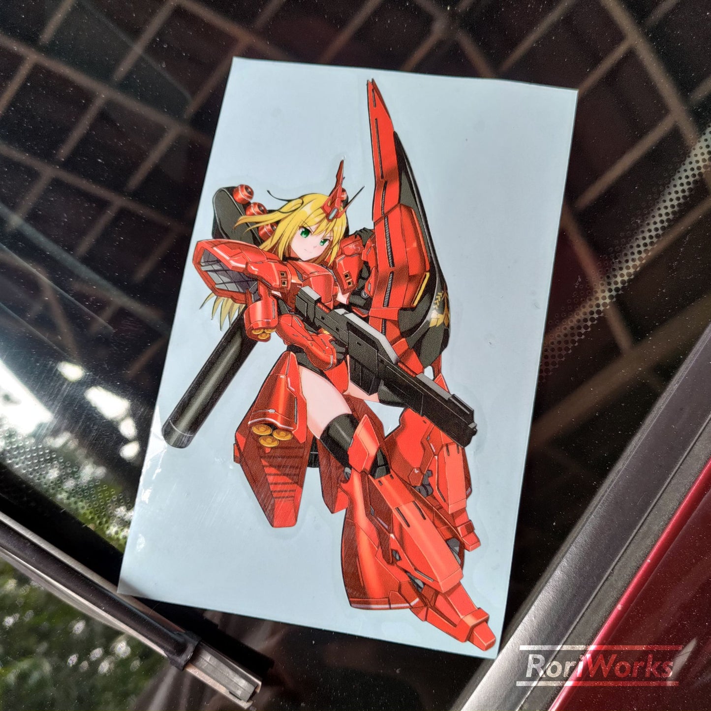 Stiker - Sazabi (Mecha Musume)