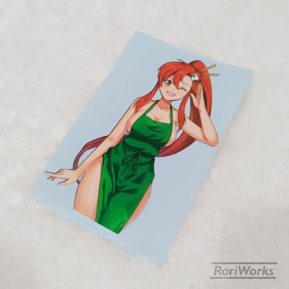 Stiker Yoko Littner (Boobarista) | Gurren Lagann