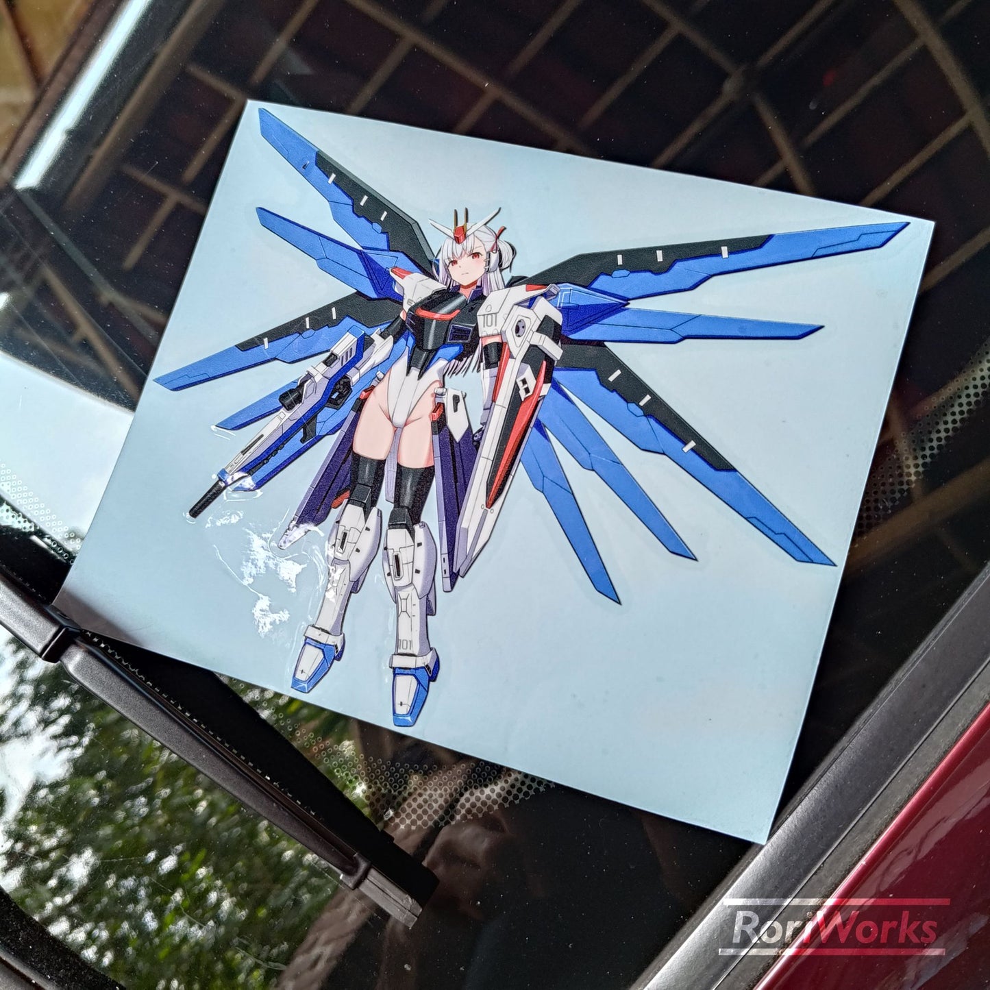 Stiker - Freedom Gundam (Mecha Musume)