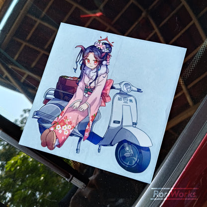 Stiker Fuuka Aikiyo (Vespa) | Blue Archive