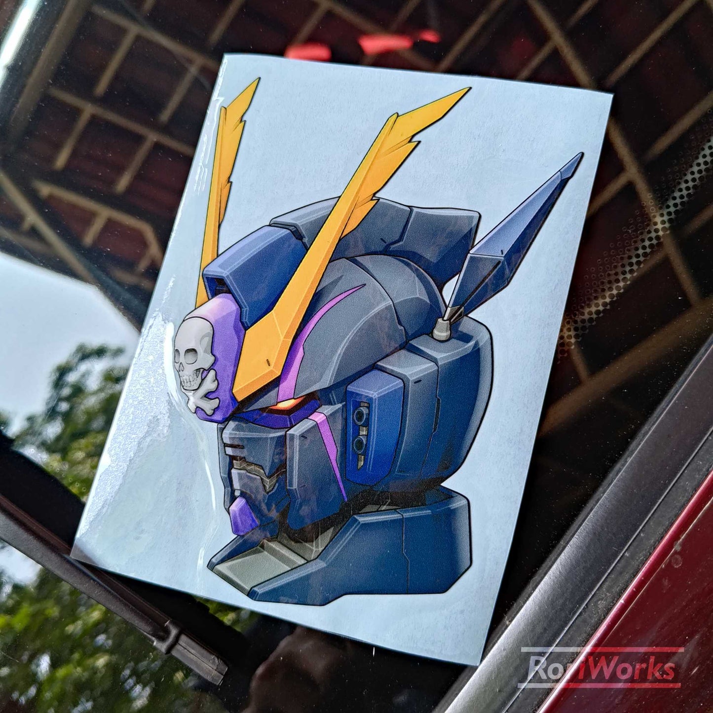 Stiker Crossbone Gundam X2 Head
