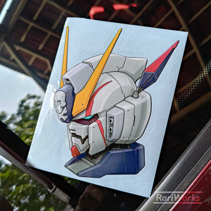 Stiker Crossbone Gundam X1 Head