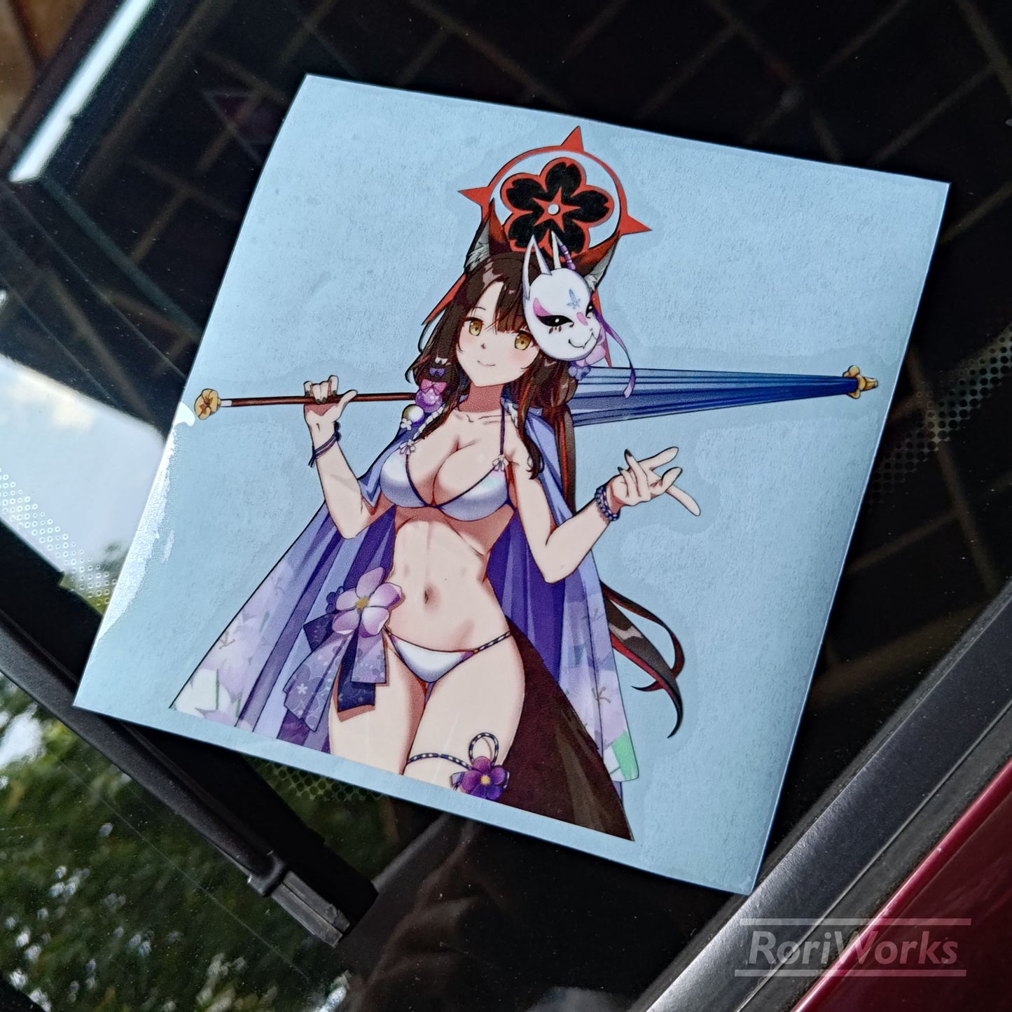 Stiker Wakamo Kosaka (Swimsuit) | Blue Archive