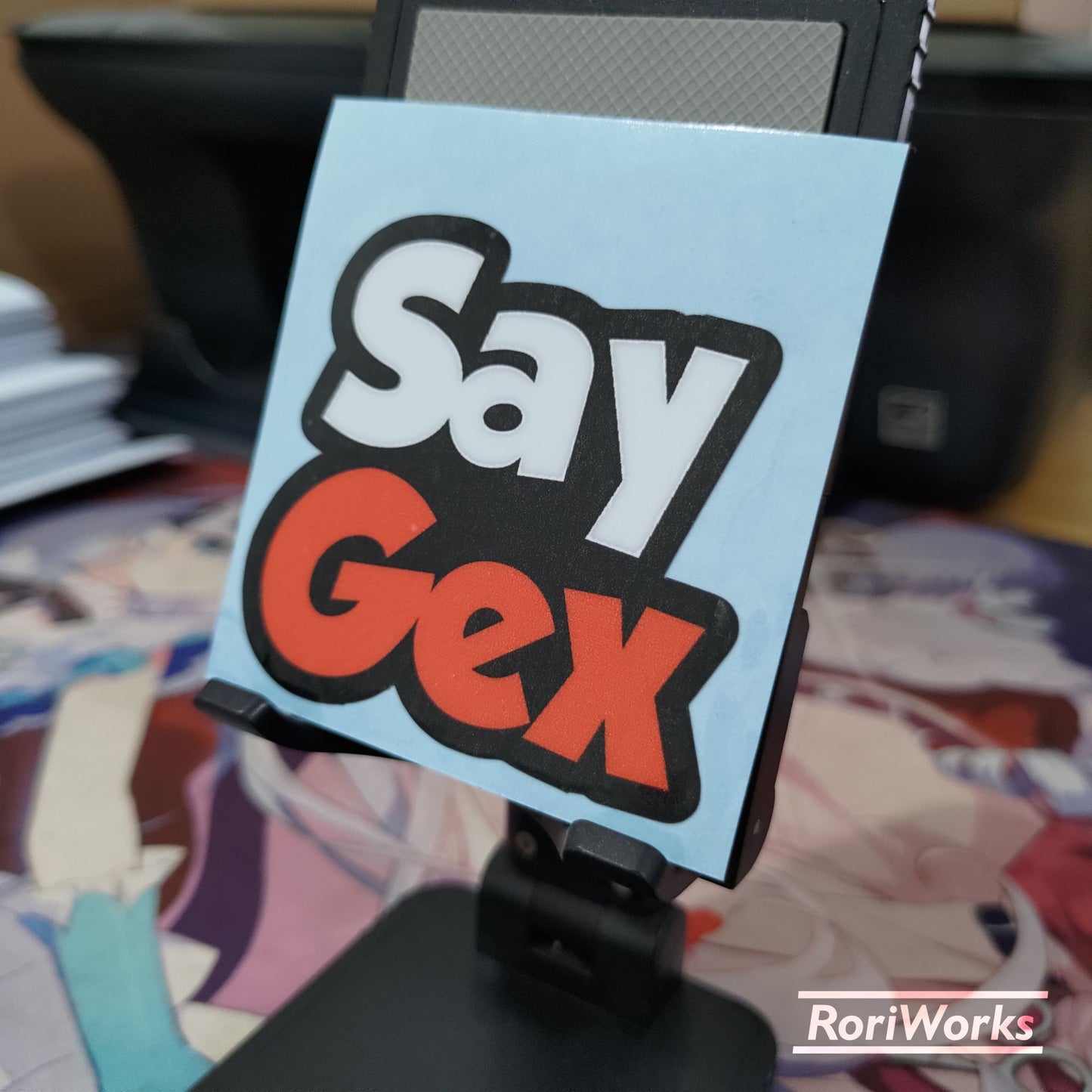 Stiker Lucu - Say Gex