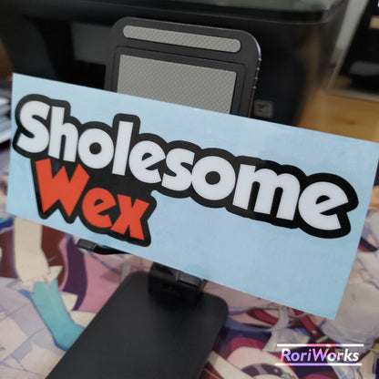 Stiker Lucu - Sholesome Wex