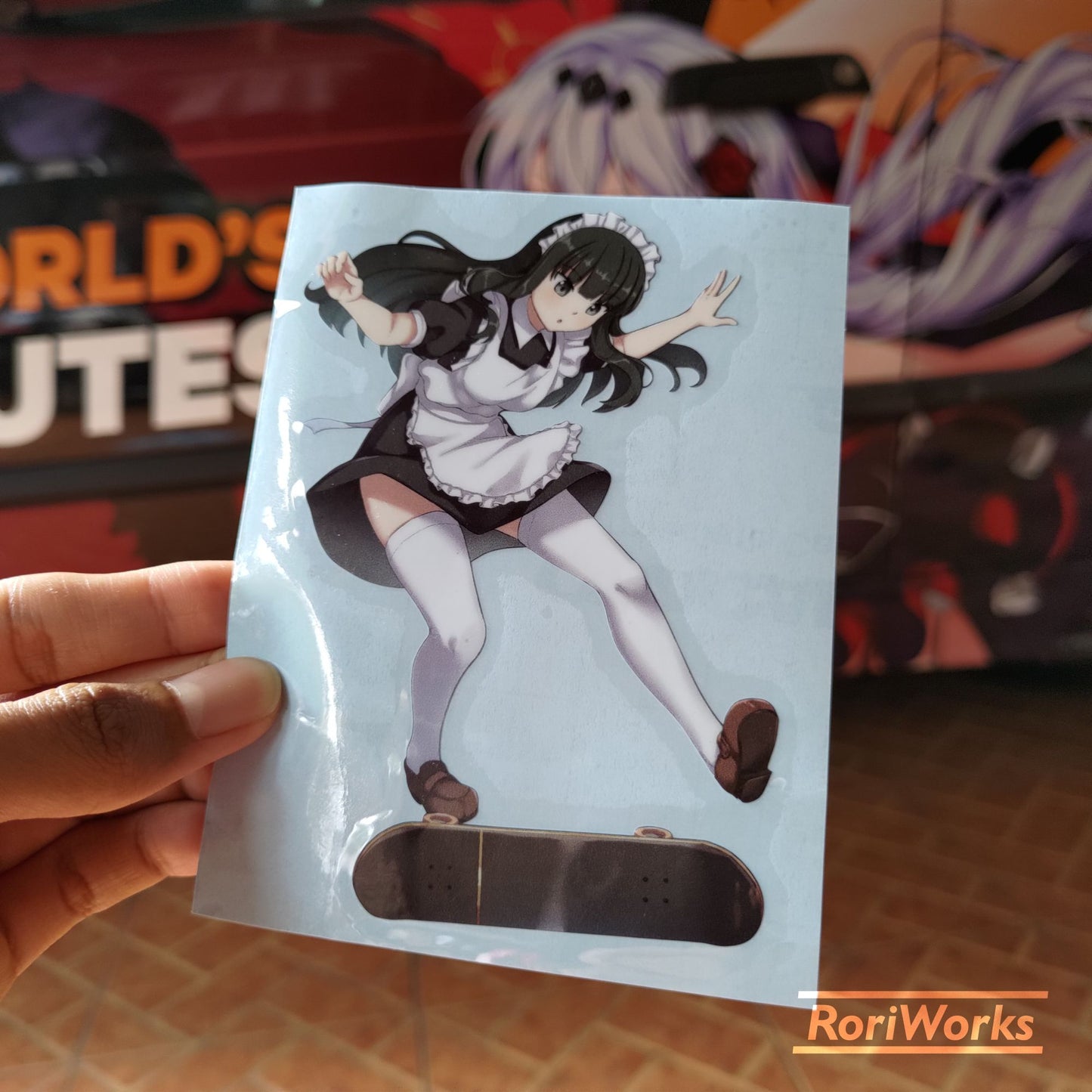 Stiker - Mio Akiyama (Maid on Skate)
