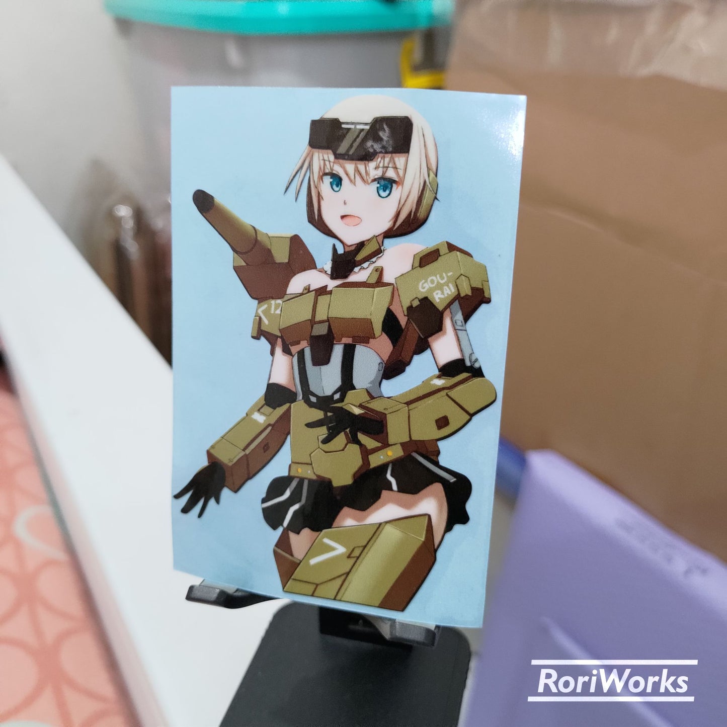Stiker Gourai | Frame Arms Girl