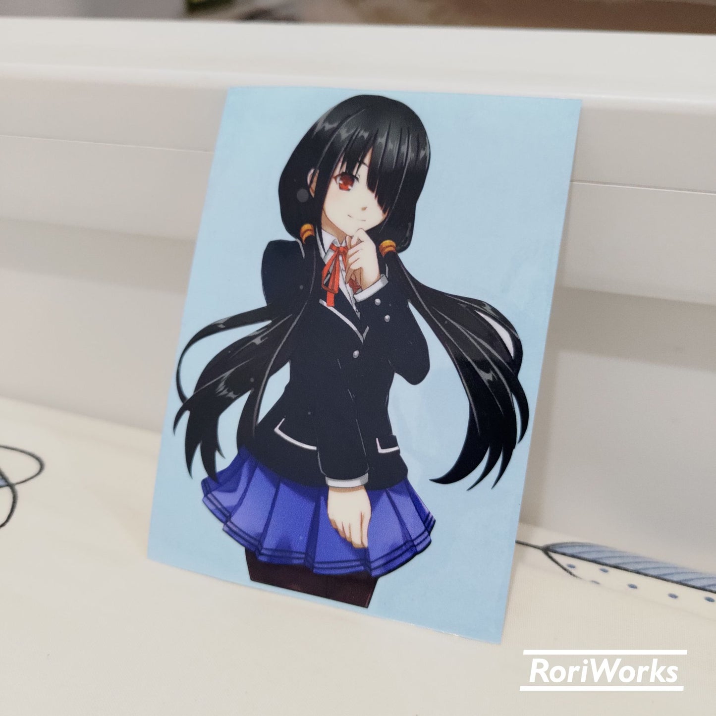 Stiker - Kurumi Tokisaki (School)