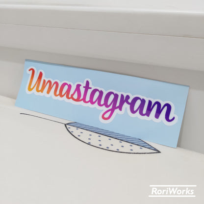 Stiker Lucu - Umastagram