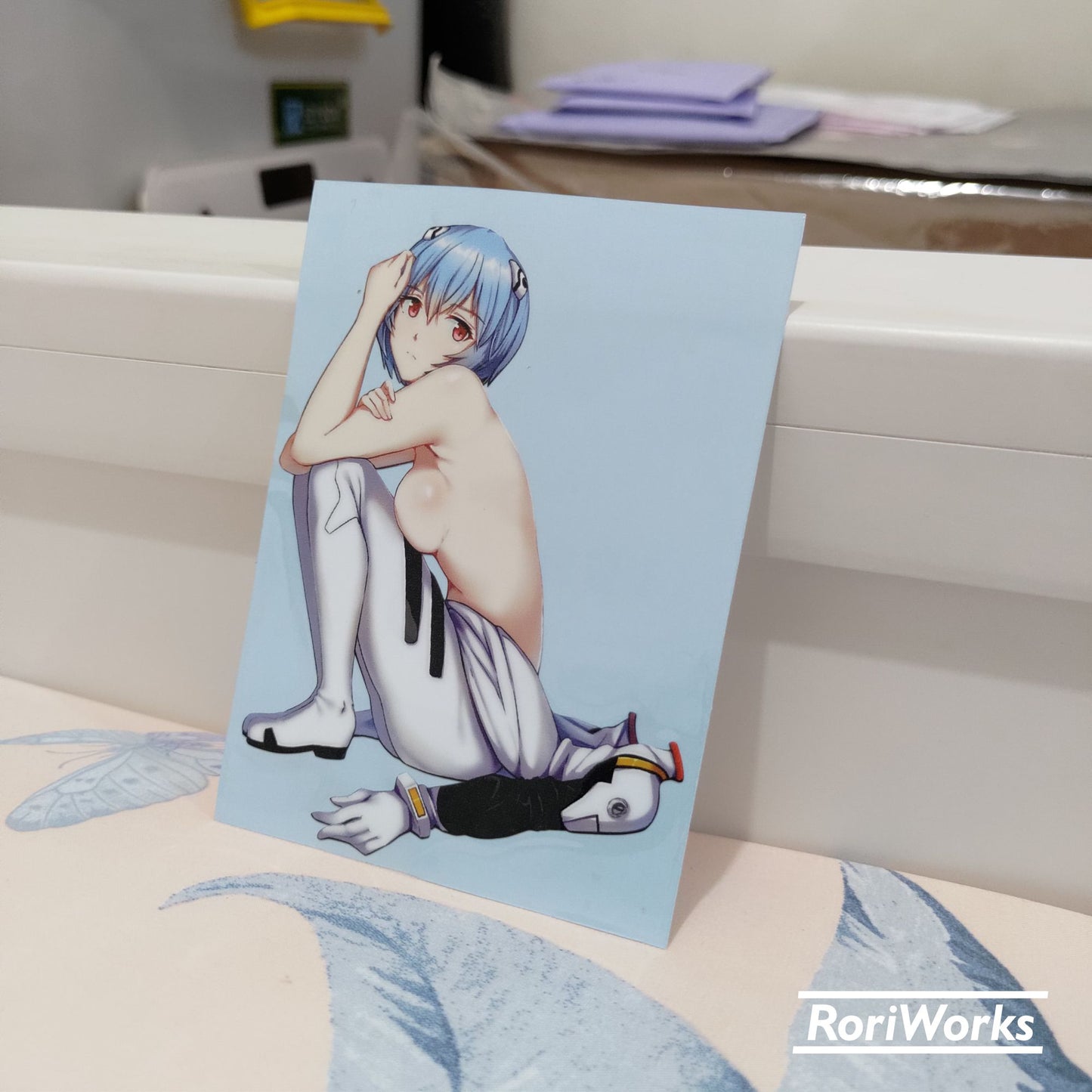 Stiker - Rei Ayanami (Half Suit)