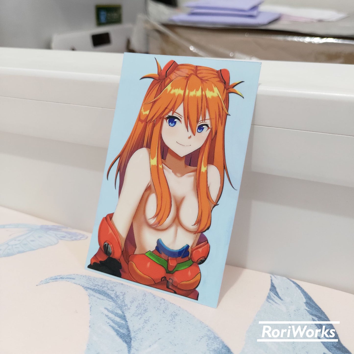 Stiker - Asuka Langley (Half Suit)