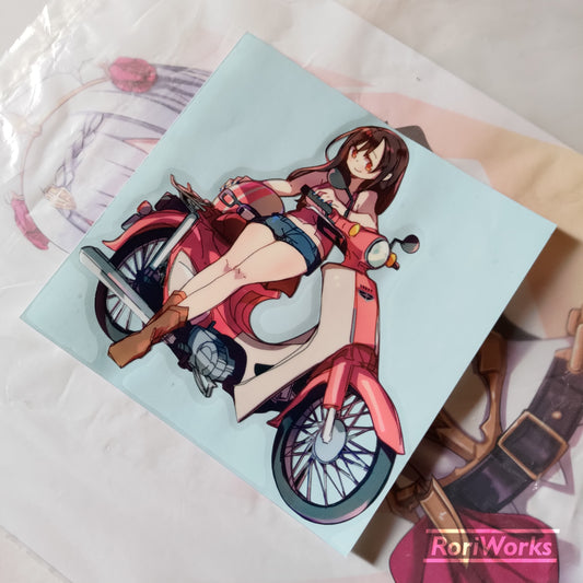 Stiker - Natsumi (Honda Super Cub)