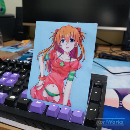 Stiker - Asuka Langley (Fruit Punch)