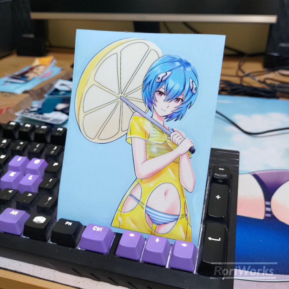 Stiker - Rei Ayanami (Fruit Punch)