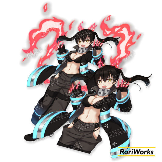 Stiker Tamaki Kotatsu | Fire Force