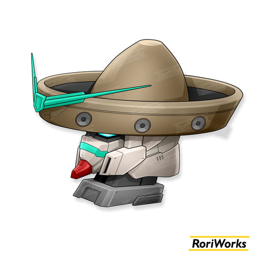 Stiker Tequila Gundam Head