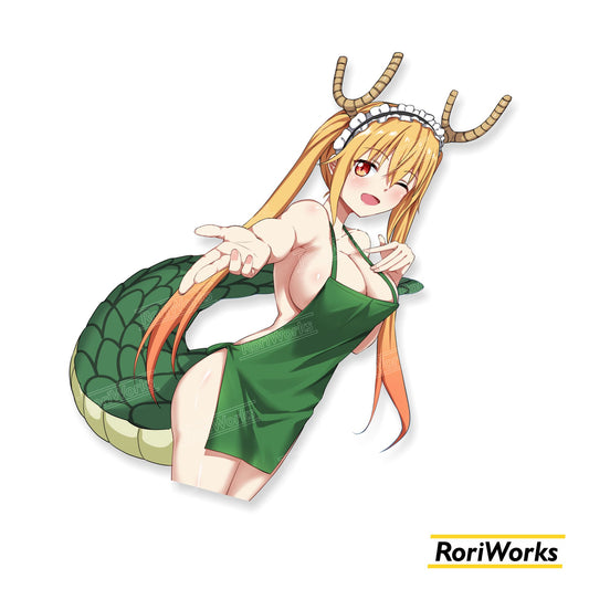 Stiker Tohru (Boobarista) | Maid Dragon