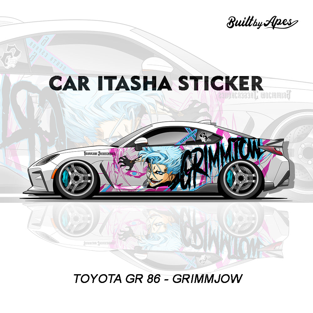 Stiker - Toyota GR 86 (Grimmjow Itasha)