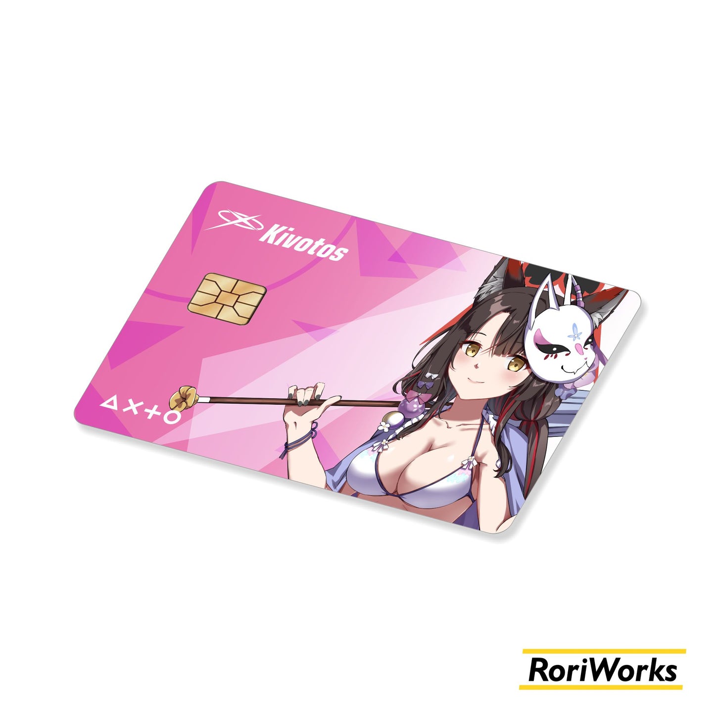 Stiker Kartu - Wakamo Kosaka (Swimsuit)