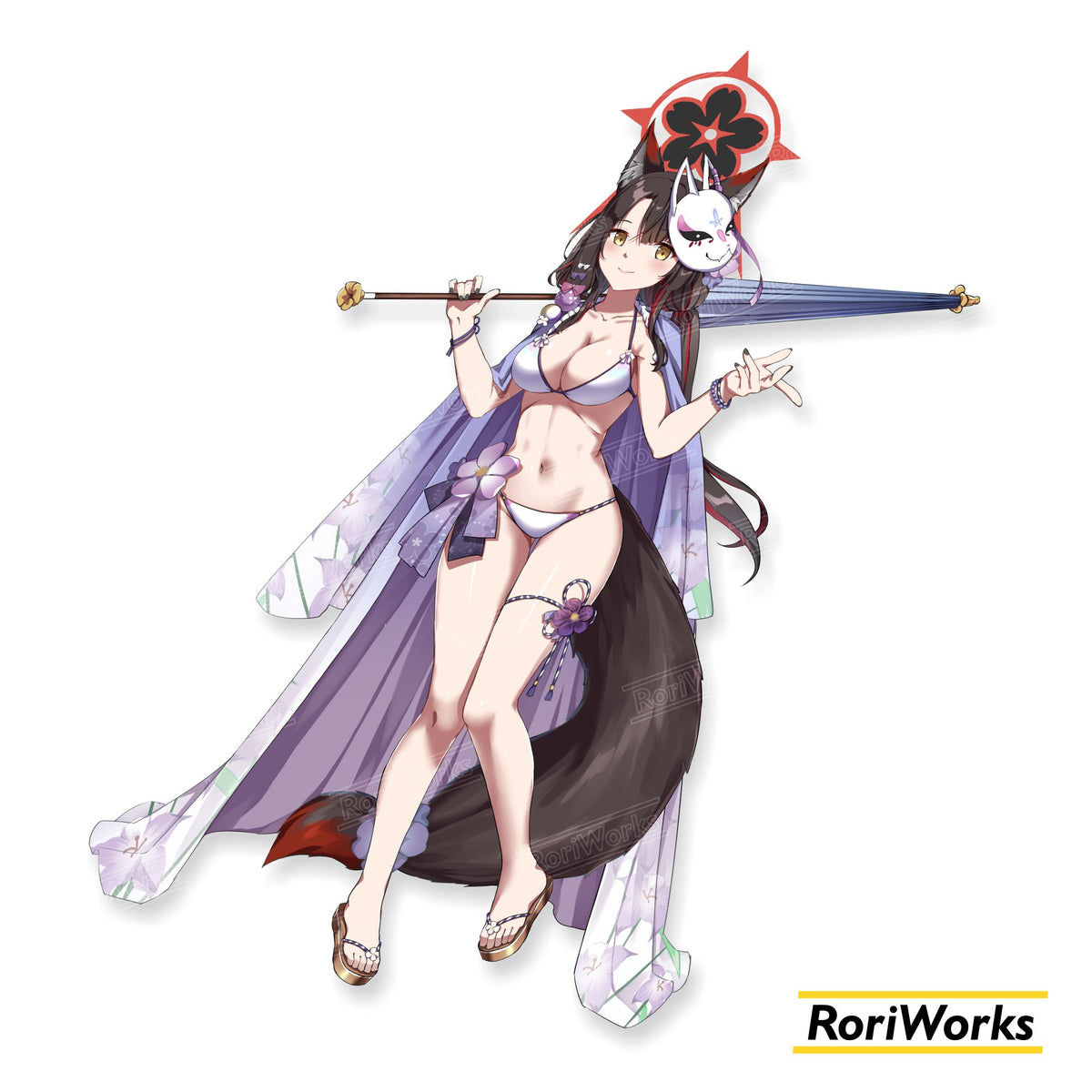Stiker - Wakamo Kosaka (Swimsuit)