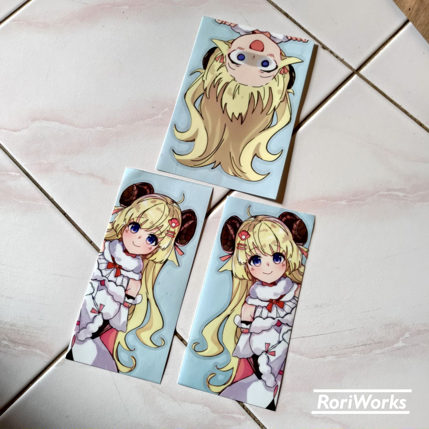 Stiker Intip - Watame Tsunomaki