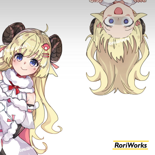 Stiker Intip Watame Tsunomaki | Hololive
